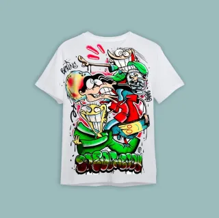 Lote de cuatro camisetas únicas talla M y L