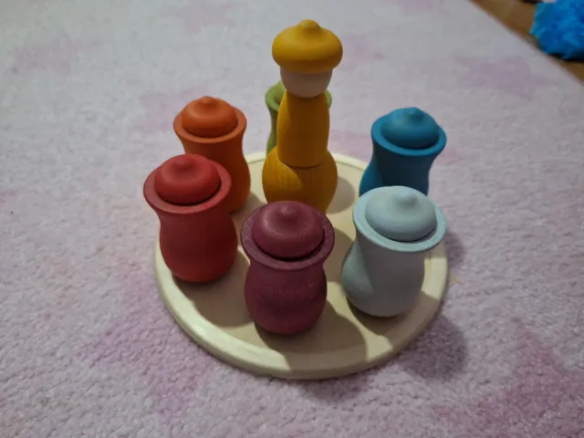 Calendario Semanal Madera Colores