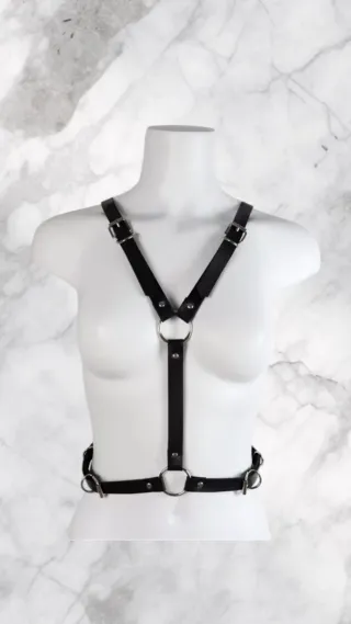 Harness Lingerie Nero Ala pipistrello animal punk