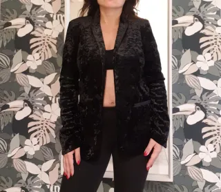 Blazer Yes Zee in ciniglia nero