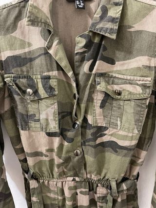 tuta in denim militare