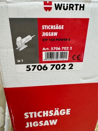 Caladora Würth STP 150 POWER-S nueva