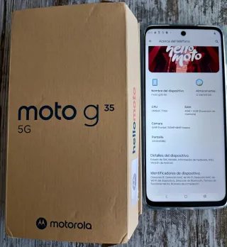 Motorola Moto G 35 5G Nuevo + protector pantalla