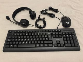 Pack Teclado, Ratón y Auriculares