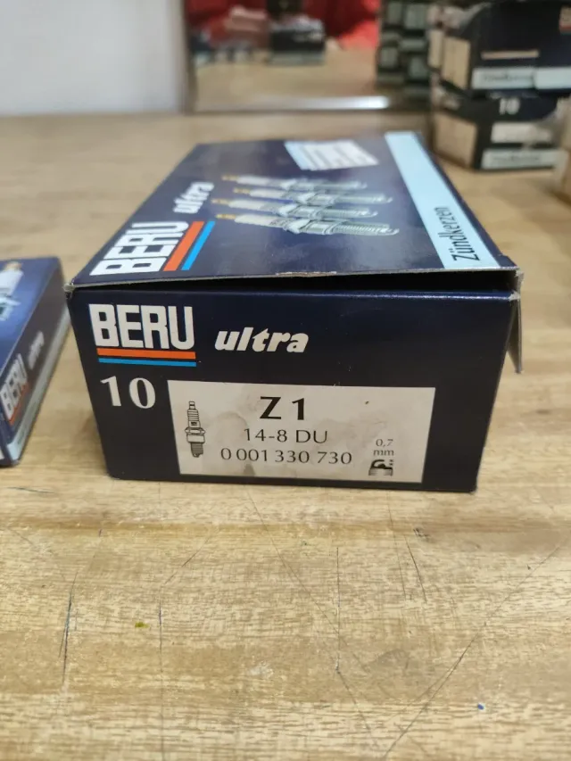 12x Velas de Ignição BERU ultra Z1 14-8 DU Novas - Clássicos