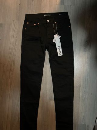 Pantalon negra purple Talla 28
