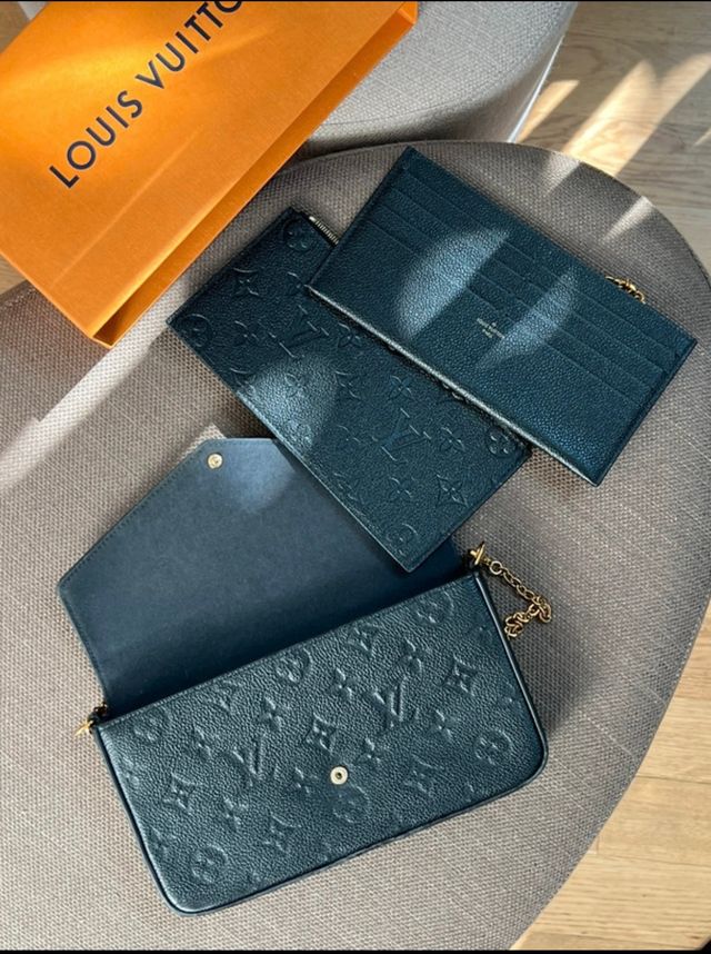 Louis Vuitton Felice Bolso Negro