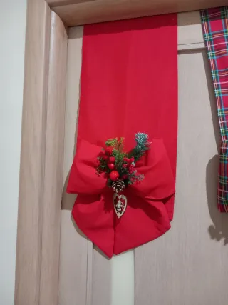 Fiocco natalizio copriporta