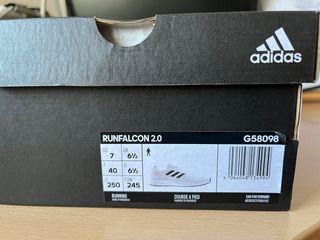 Zapatillas Adidas Runfalcon 2.0 Blancas Naranja