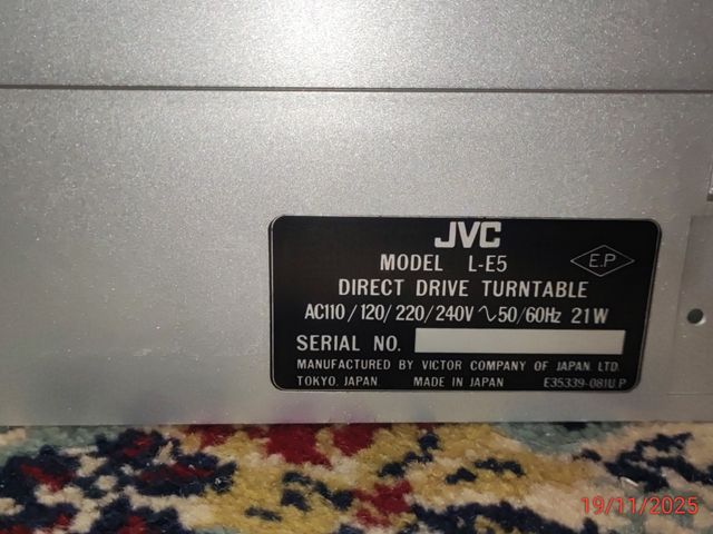 Giradischi JVC LE5 - Solo Ricambi