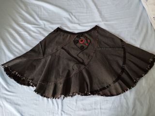 Falda vaquera y falda punto