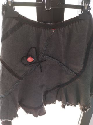 Falda vaquera y falda punto