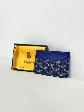 Tarjetero Goyard azul