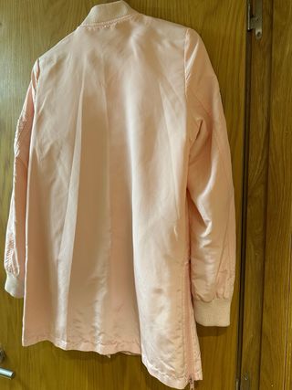 Bomber larga rosa.