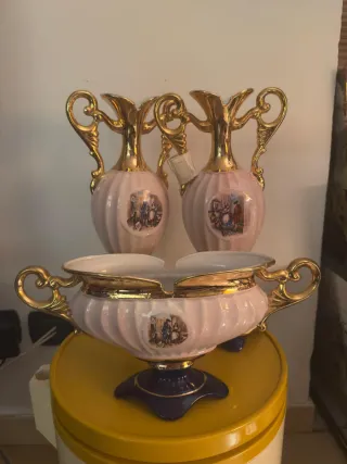 Trittico in porcellana