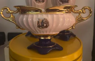 Trittico in porcellana