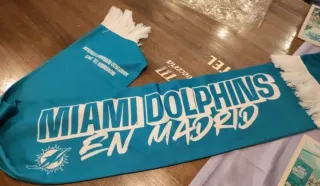 Bufanda Miami Dolphins NFL Madrid del partido