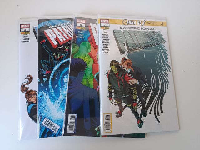 Excepcional Patrulla X grapas Marvel 1-7 nuevas
