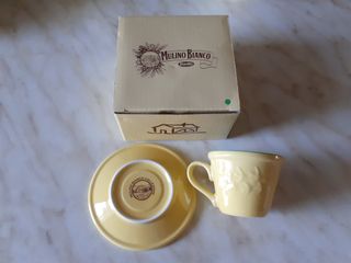Mulino Bianco colazione tazzina brocca tovaglietta