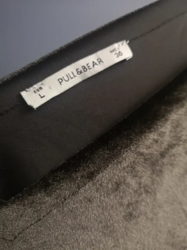 Vestido terciopelo corto Pull&Bear talla L