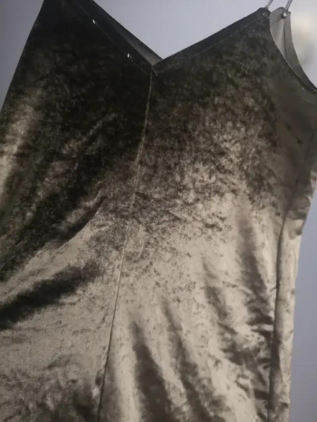 Vestido terciopelo corto Pull&Bear talla L