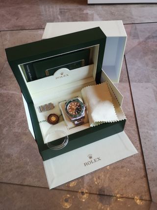 Caja Rolex Submariner Verde REF 116610LV