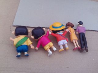 Lote 5 figuras Shin Chan (padre y madre 10cm)