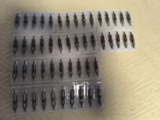 Agulhas profissionais do cartucho da tatuagem