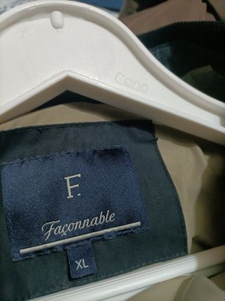 Chaquetón faconnable hombre XL