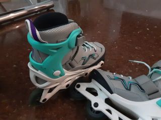 Patines en línea Oxelo ABEC3. T. 32-35 CON BOLSA
