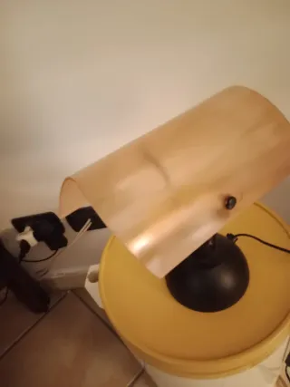 Lampada vintage vetro e plastica