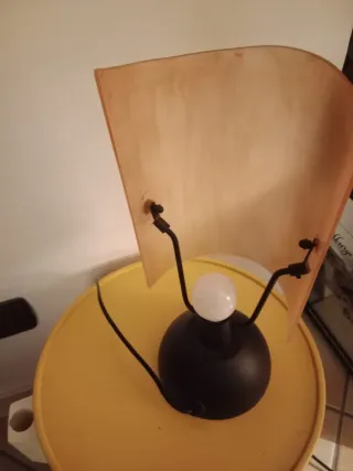 Lampada vintage vetro e plastica