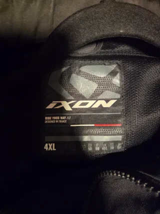 Chaqueta Moto Verano 4XL Negra