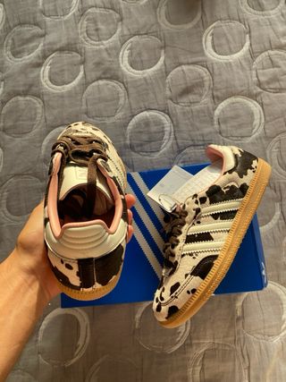 Adidas Samba Cow Print