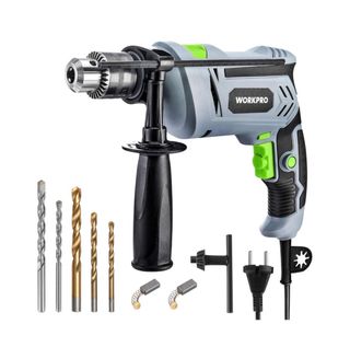 Taladro WORKPRO con accesorios