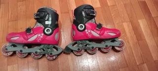 Patines en línea número 34-36 con bolsa