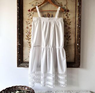 Vestido Victoriano algodón.