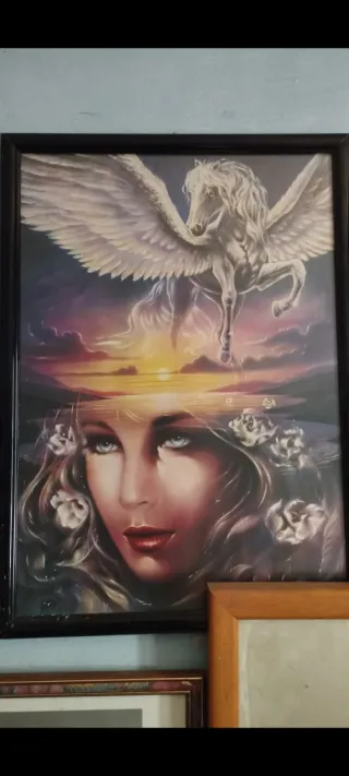 Lote 5 Cuadros Antiguos