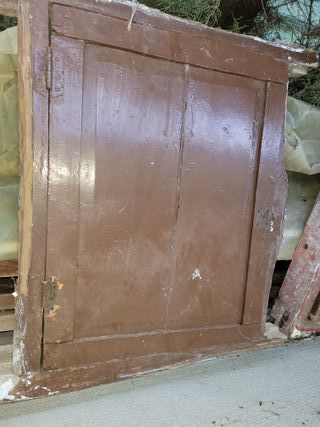 Lote 3 ventanas madera antiguas