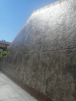 Hormigón impreso y vertical