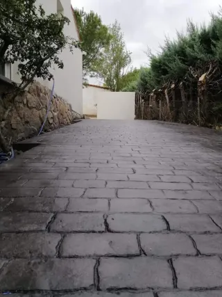 Hormigón impreso y vertical