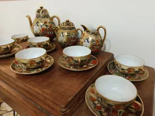Set da the antica porcellana giapponese vintage