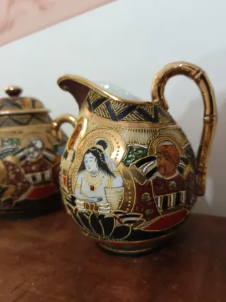 Set da the antica porcellana giapponese vintage