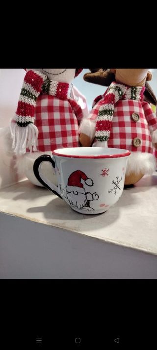 Tazza di natale in ceramica