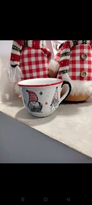 Tazza di natale in ceramica