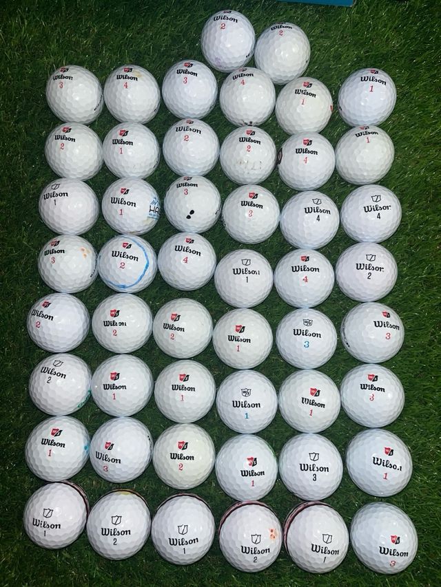 50 bolas de golf wilson dúo soft
