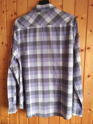 Camisa Springfield cuadros manga larga. Talla XL