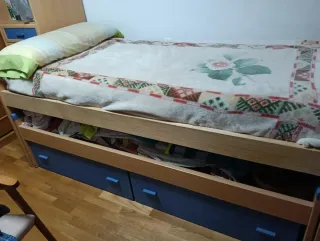 Habitación juvenil 2 camas + cajones