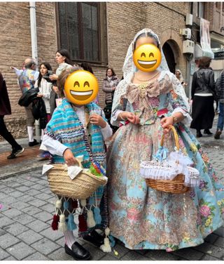 Traje fallera niña 6 a 12 años