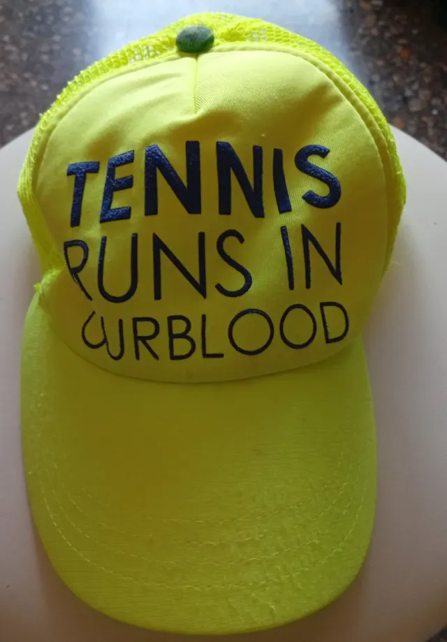 Gorra sport hombre, con estampado de tennis